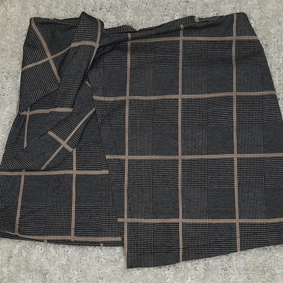 Seven Sisters plaid mini skirt L - Picture 1 of 10